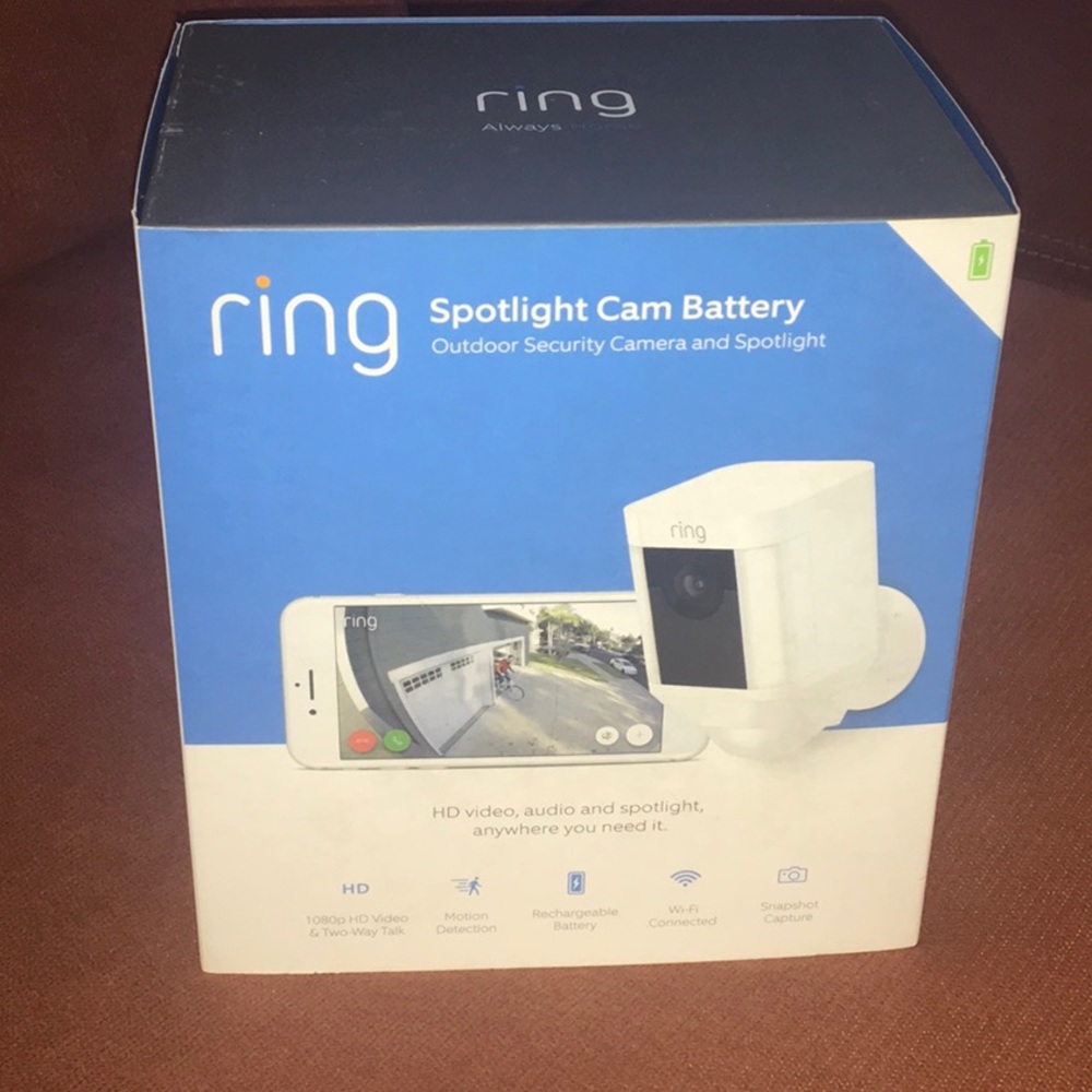 Ring spotlight cam battery